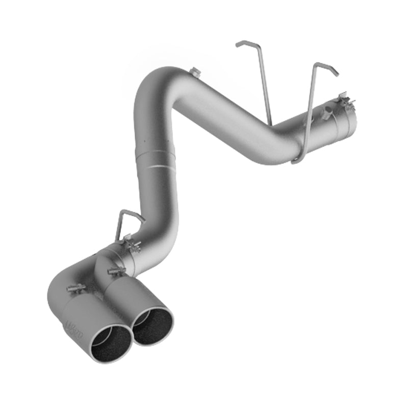 MBRP 11-15 Chevy/GMC 2500/3500 4in Filter Back Dual Outlet Single Side Alum Exhaust System-SR1 Performance