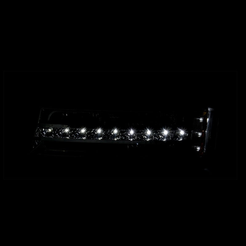 ANZO 2003-2006 Chevrolet Silverado 1500 LED Parking Lights Black w/ Amber Reflector-SR1 Performance