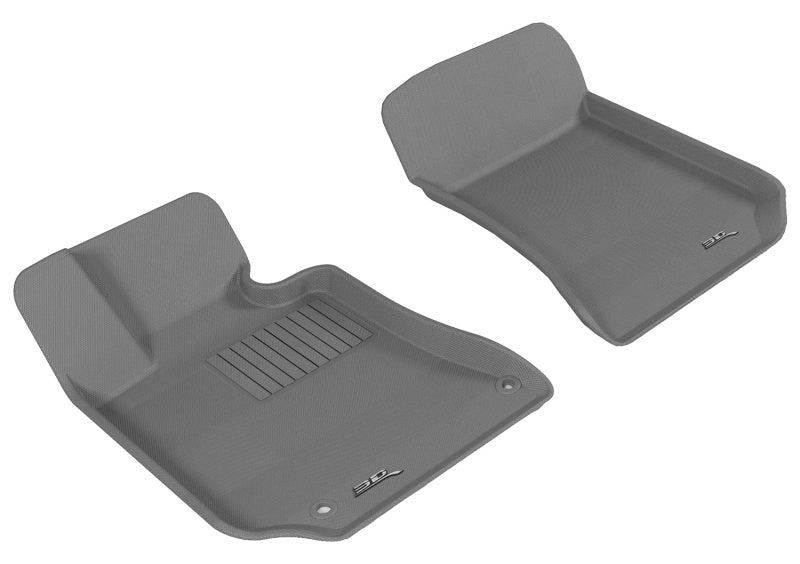 3D MAXpider 2010-2013 Mercedes-Benz E-Class W212 Kagu 1st Row Floormat - Gray-SR1 Performance