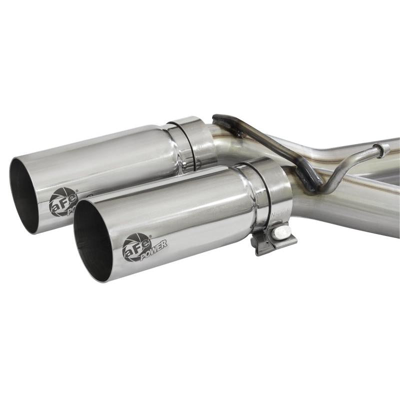 aFe Rebel Exhausts Cat-Back SS Ford F-150 04-08 V8 4.6/5.4L w/ Polished Tips-SR1 Performance