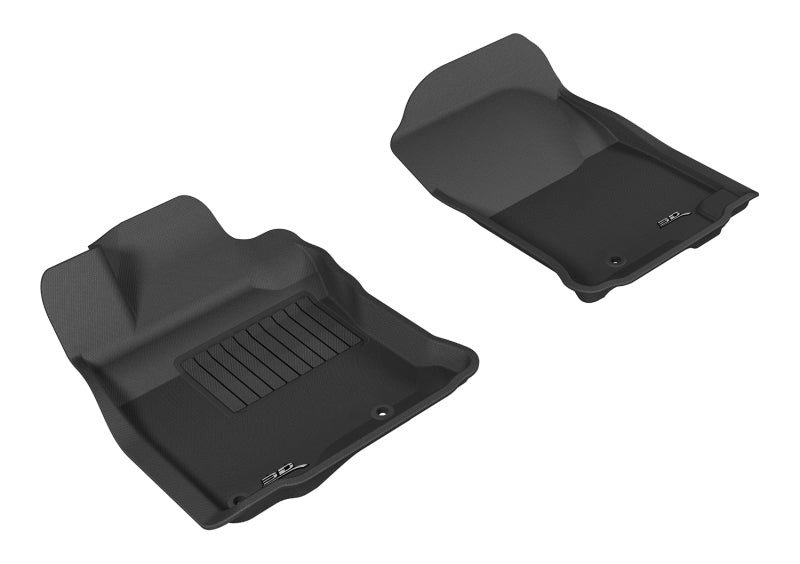 3D MAXpider 2013-2020 Toyota 4Runner Kagu 1st Row Floormat - Gray-SR1 Performance
