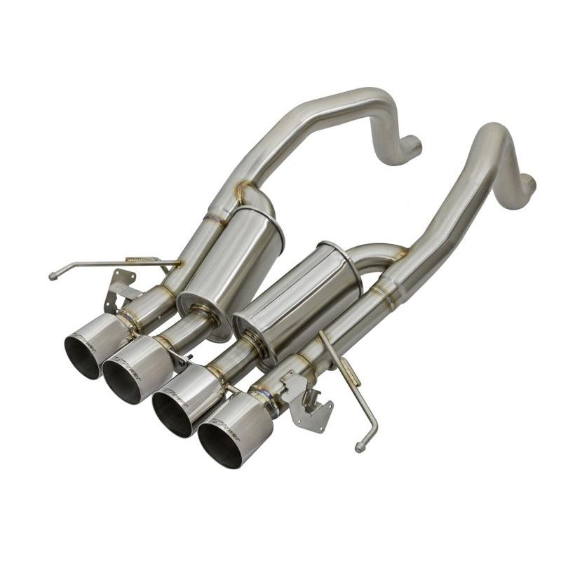 aFe MACHForce XP 3in-2 1/2in Axle Back 304SS Exhaust w/ Polished Tips 15-17 Chevy Corvette Z06-SR1 Performance