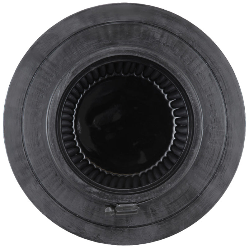 K&N Universal Rubber Filter-Round Tapered 4.5in Flange ID x 8in Base OD x 6.625in Top OD x 8in H-SR1 Performance