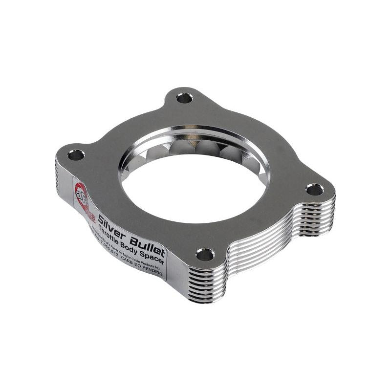 aFe 07-13 Chevrolet Silverado 1500/GMC Sierra 1500 Silver Bullet Throttle Body Spacer - Silver-SR1 Performance