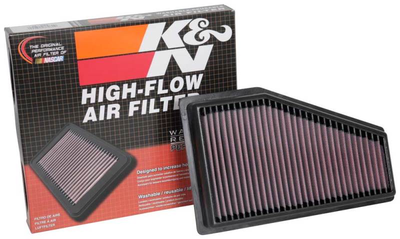 K&N 2019 Jeep Cherokee L4-2.4L V6-3.2L F/I Replacement Drop In Air Filter-SR1 Performance