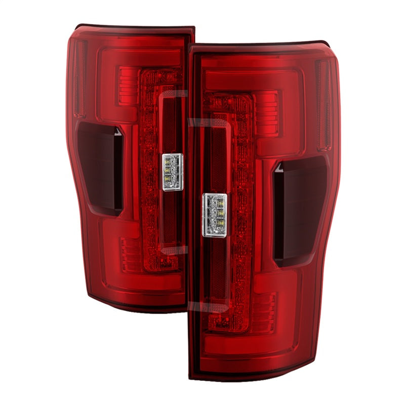 Spyder 17-18 Ford F-250 SD (w/Blind Spot Sens) LED Only Tail Lights - Red Clr (ALT-YD-FS17BS-LED-RC)-SR1 Performance