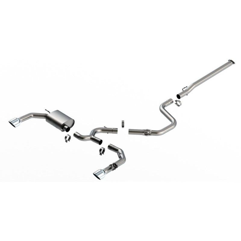 Borla 22-23 Hyundai Elantra N 2.0L 4 CYL. Turbo AT/MT ATAK Catback Exhaust Bright Chrome-SR1 Performance