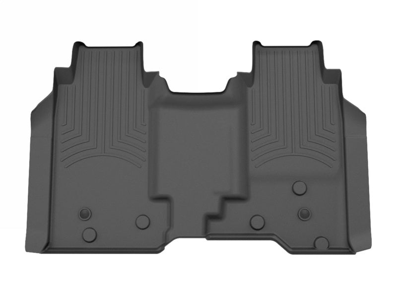 WeatherTech 2024 Chevrolet Silverado EV Rear FloorLiner DigitalFit in Black, Part #4418802V