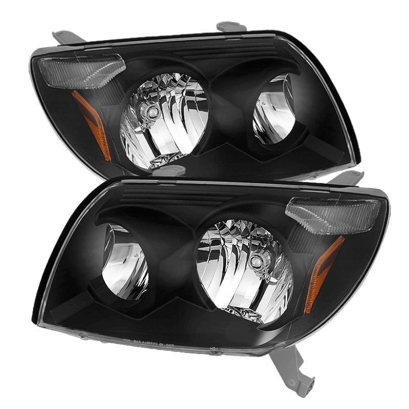 Xtune Toyota 4Runner 03-05 Crystal Headlights Black HD-JH-T4R03-AM-BK-SR1 Performance
