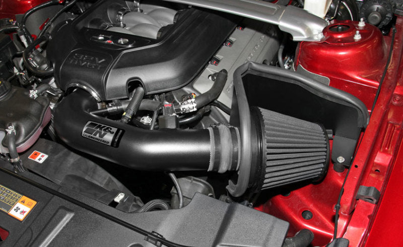 K&N 11-14 Ford Mustang GT 5.0L V8 Black Performance Intake Kit-SR1 Performance