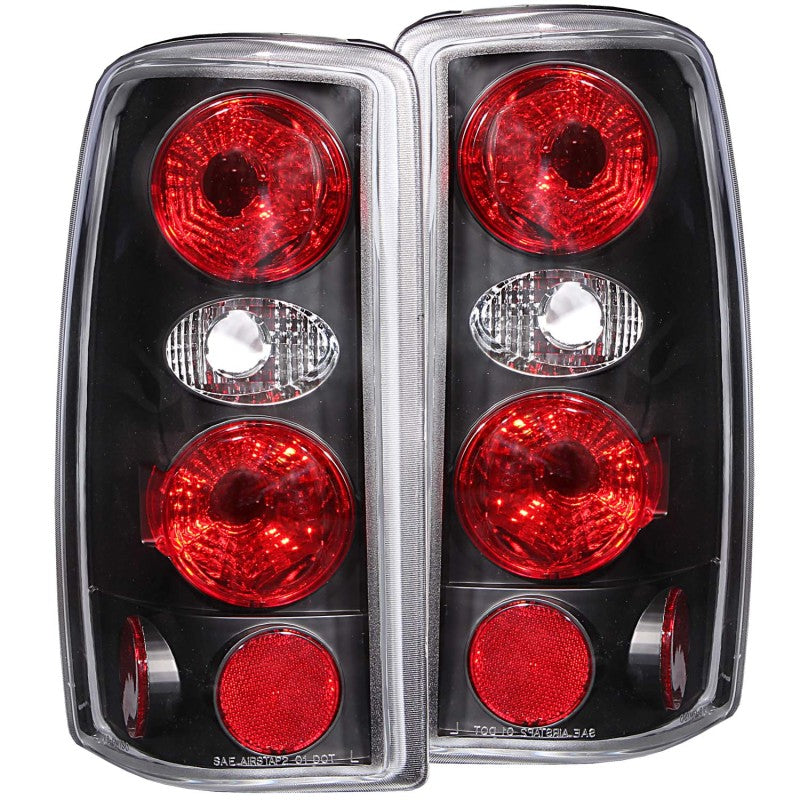 ANZO 2000-2006 Chevrolet Suburban Taillights Black-SR1 Performance