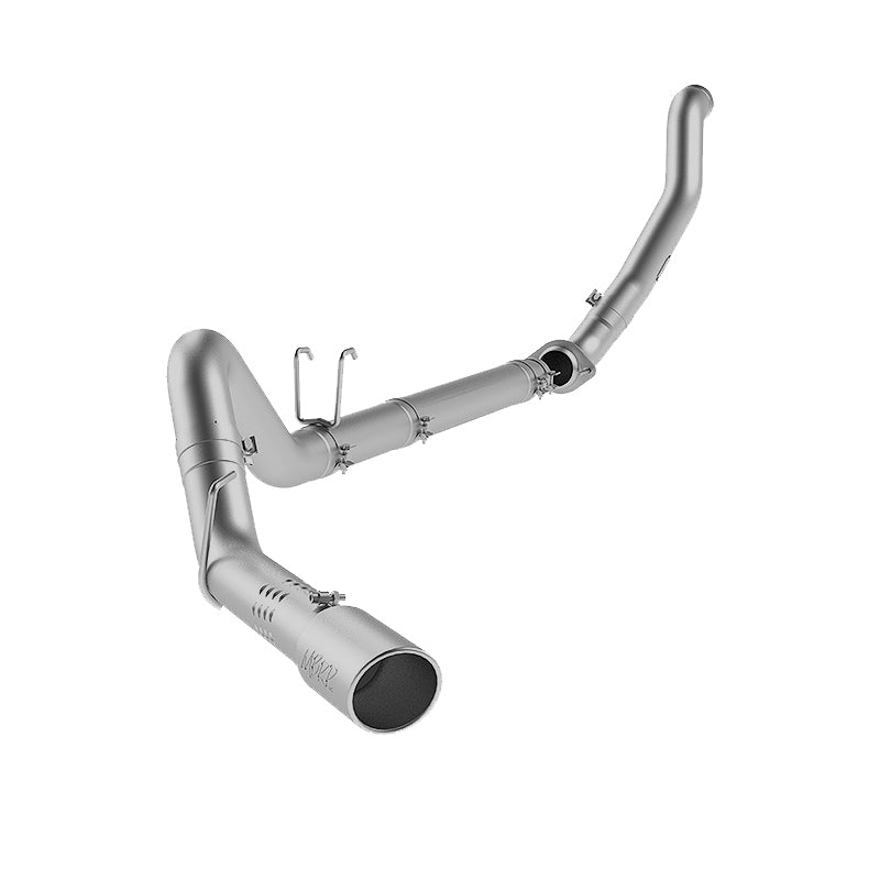 MBRP 08-10 Ford 6.4L F250/350/450 4 inch Filter Back Single Side Exit Aluminum and Down Pipe-SR1 Performance