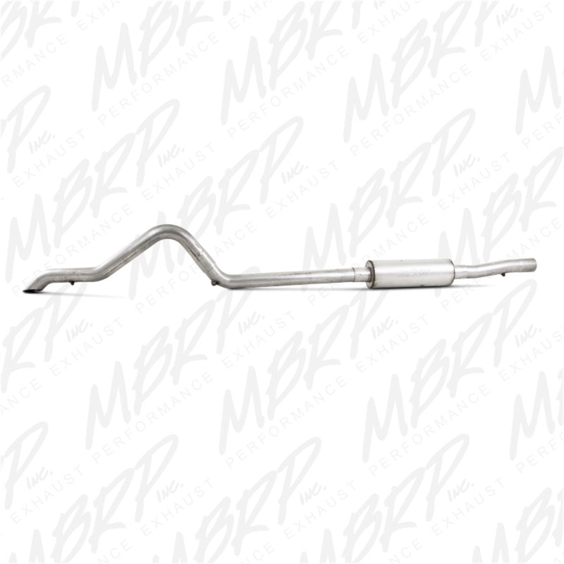 MBRP 2007-2009 Jeep Wrangler (JK) 3.8L V6 4 dr Off-Road Tail Pipe Muffler before Axle-SR1 Performance