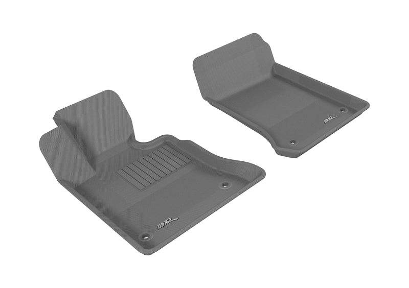 3D MAXpider 2013-2015 Mercedes-Benz GLK-Class X204 Kagu 1st Row Floormat - Gray-SR1 Performance