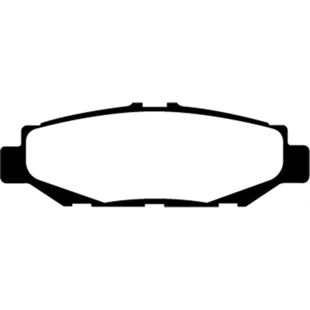 EBC Redstuff Ceramic Low Dust Rear Brake Pads for Lexus GS300 and Toyota Supra – Part Number DP3848C