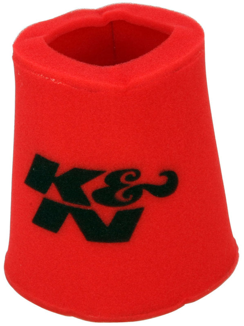 K&N Airforce PreCleaner Round Tapered Red Air Filter Foam Wrap 6in Base ID x 5in Top ID x 9in H-SR1 Performance