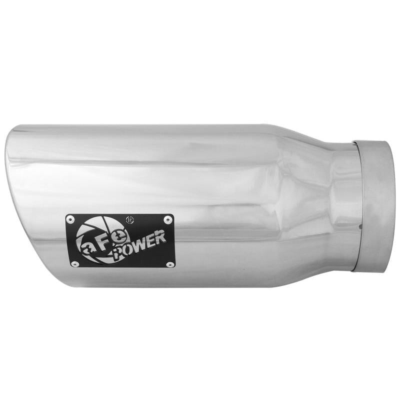 aFe MACH Force-Xp 5in Inlet x 7in Outlet x 15in length 304 Stainless Steel Exhaust Tip-SR1 Performance