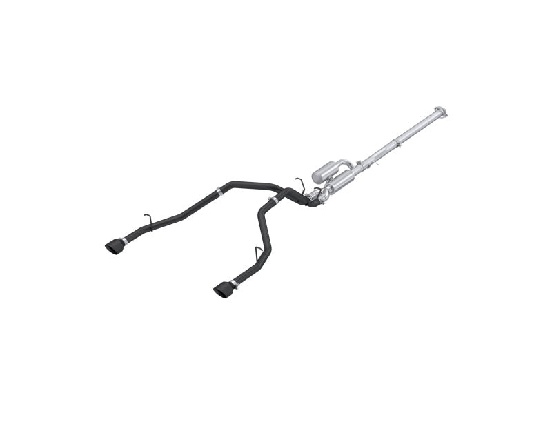 MBRP 2025+ RAM 1500 3.0L BLK Series 3.0in Cat-Back Dual Rear Exit Exhaust-SR1 Performance