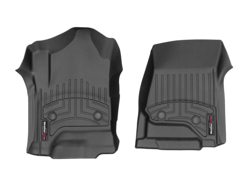 WeatherTech DigitalFit FloorLiner for Chevrolet Silverado 1500 and GMC Sierra 1500 – Black, Front