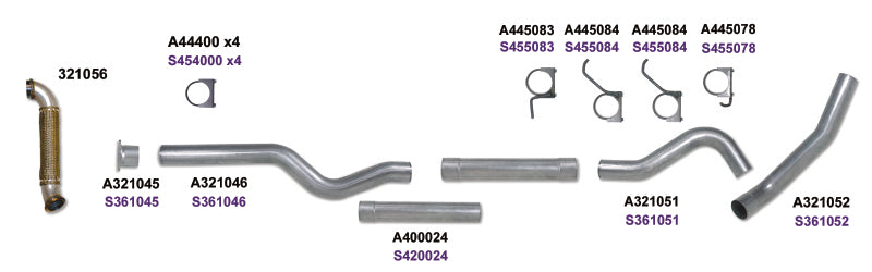 Diamond Eye KIT 4in CB MRP SGL w/ TDP AL 04-05 Chevy/GMC 6.6L Duramax 2500/3500-SR1 Performance