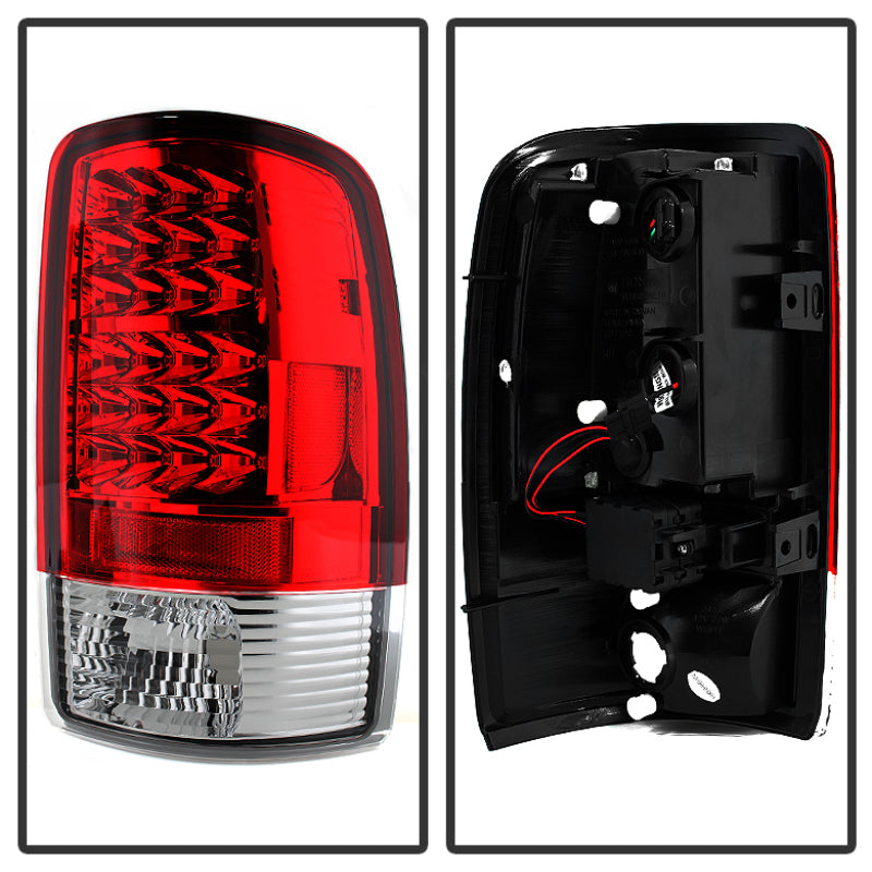Spyder Chevy Suburban/Tahoe 1500/2500 00-06 LED Tail Lights Red Clear ALT-YD-CD00-LED-RC-SR1 Performance