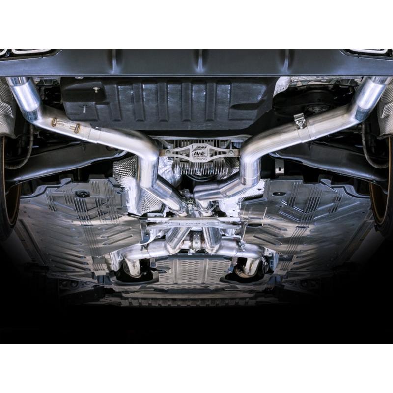 AWE Tuning 2019+ Mercedes-Benz C63/S AMG Sedan (W205) Track Edition Exhaust - No Tips-SR1 Performance