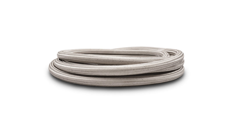 Vibrant SS Braided Flex Hose with PTFE Liner -10 AN (10 foot roll)