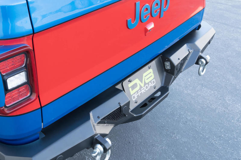 DV8 Offroad 2020-2023 Jeep Gladiator JT Spec Series Rear Bumper with High Clearance Design