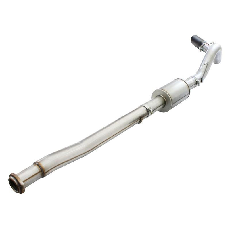 aFe Atlas Exhausts 4in Cat-Back Aluminized Steel Exhaust Sys 2015 Ford F-150 V6 3.5L (tt) Black Tip-SR1 Performance