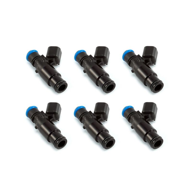 Injector Dynamics ID1300X Injectors - 48mm Length - 14mm Grey Top - 14mm Lower O-Ring - Set of 6-SR1 Performance