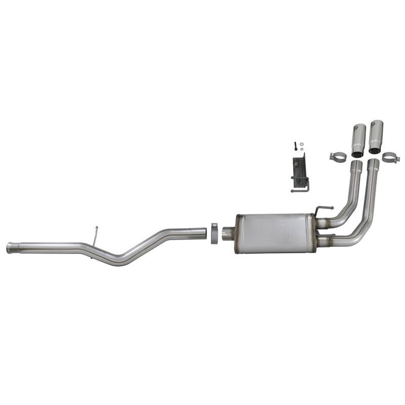 aFe Rebel Series 3in-2.5in 409 SS Cat-Back Exhaust 09-18 GM Silverado/Sierra 1500 V6-4.3L / V8-4.6L-SR1 Performance