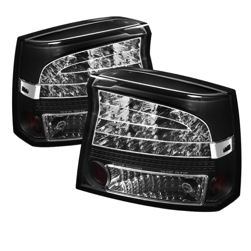 Spyder Dodge Charger 09-10 LED Tail Lights Black ALT-YD-DCH09-LED-BK-SR1 Performance