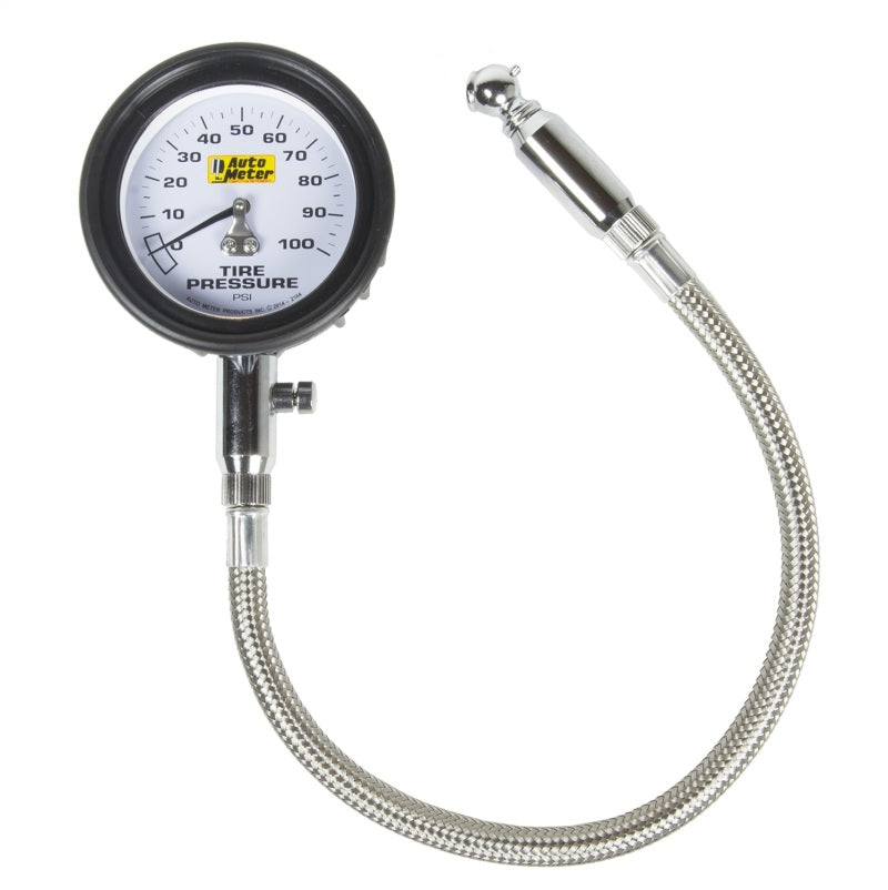 Autometer 100 PSI Tire Pressure Gauge-SR1 Performance