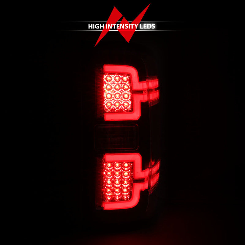 ANZO 2014-2018 Chevy Silverado 1500 LED Taillights Black-SR1 Performance