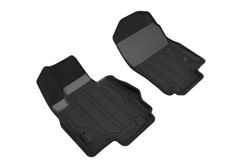 3D MAXpider 20-21 Mercedes-Benz GLE/GLS-Class Elegant Hybrid 1st Row Floormat - Black-SR1 Performance