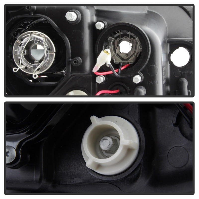 Spyder Subaru WRX 08-09 Projector Headlights - Halogen Model Only - Black PRO-YD-SWRX08-LBDRL-BK-SR1 Performance