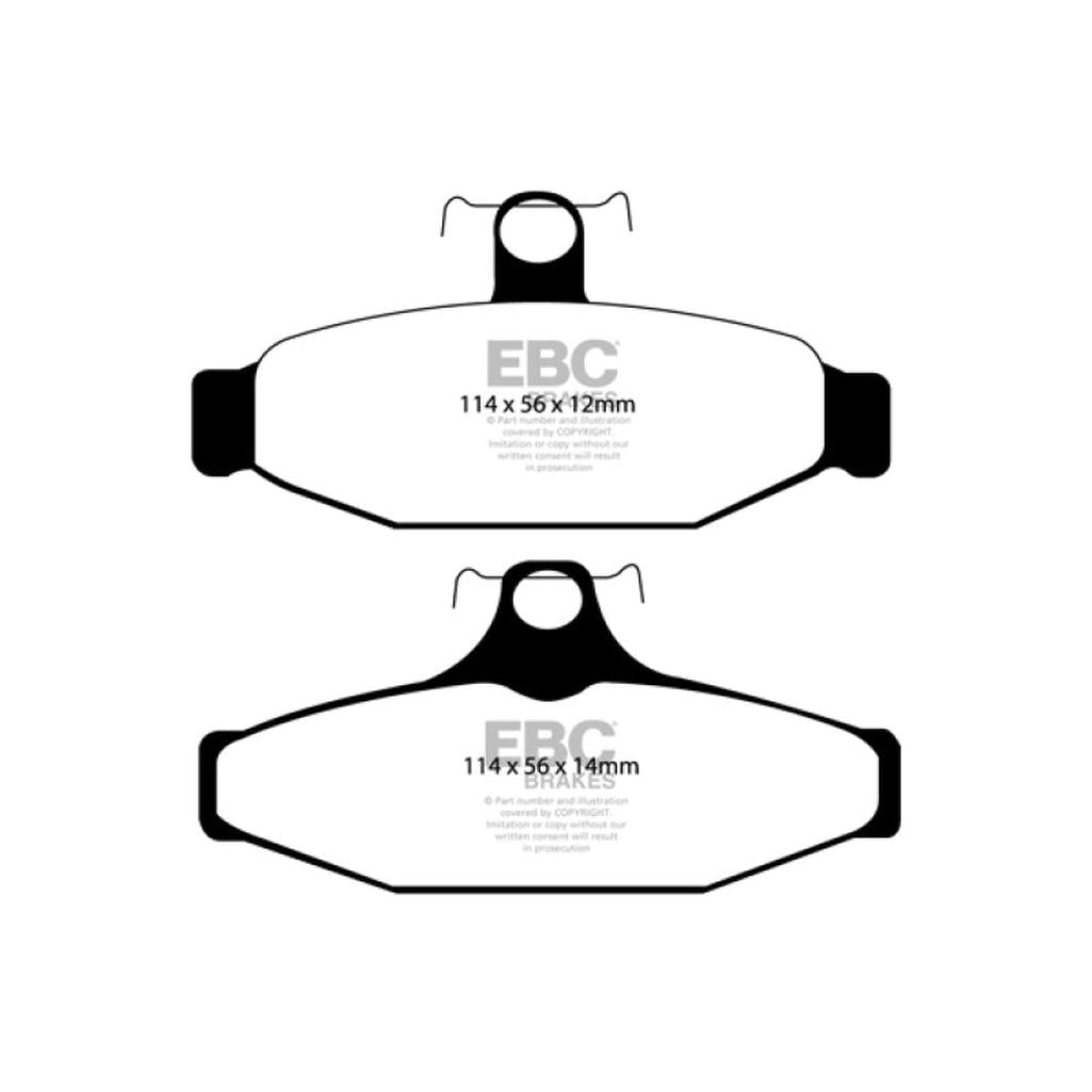 EBC Yellowstuff Rear Brake Pads for Chevrolet Corvette 1991-1995 – High-Performance Street and Track Use