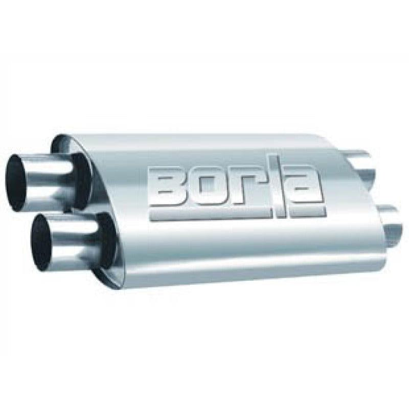 Borla 2.50in Dual In/Out 19in x 9.5in x 4in PRO-XS Muffler-SR1 Performance