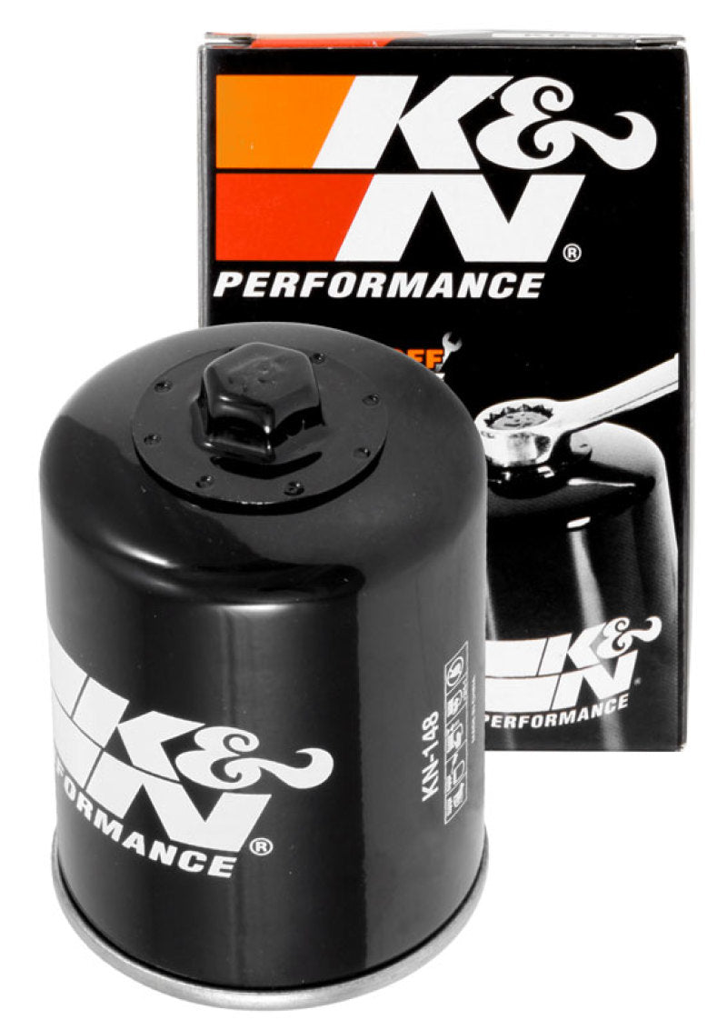 K&N 01-12 Yamaha FJR 1300/1300A/1300AE/1300AS 2.688in OD x 3.813in H Oil Filter-SR1 Performance