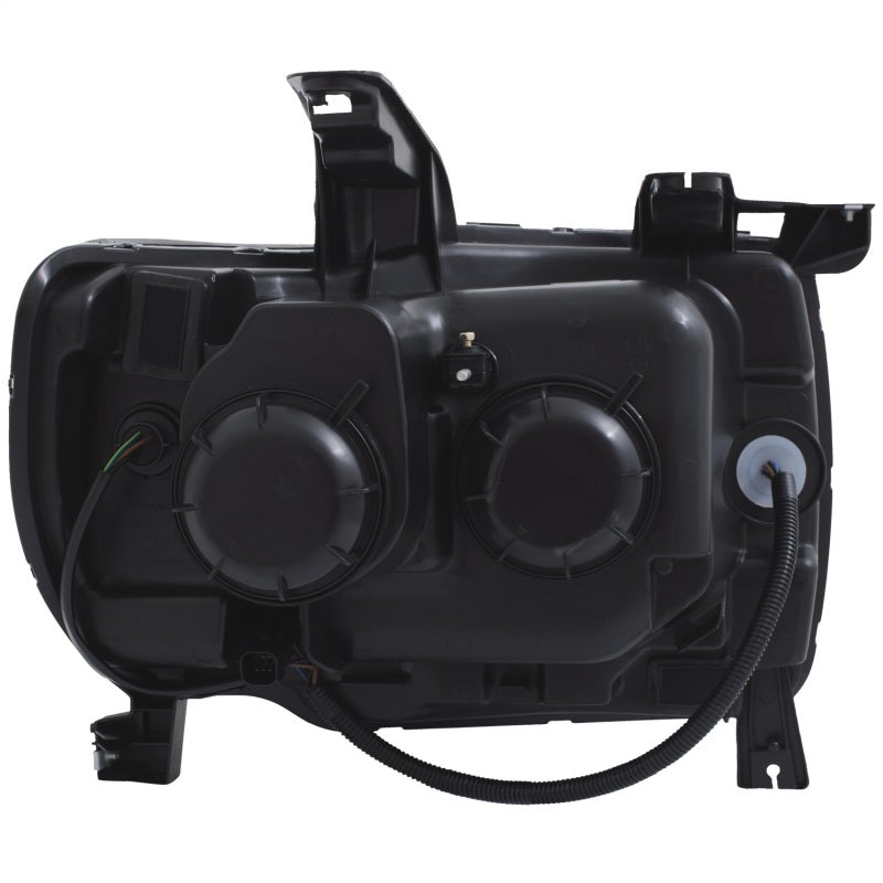 ANZO 2015+ GMC Canyon Projector Headlights w/ Plank Style Design Black w/ Amber-SR1 Performance