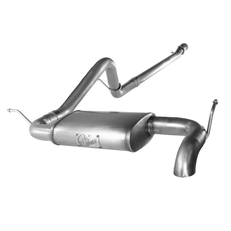 aFe MACHForce XP Exhausts Cat-Back SS-409 EXH CB Jeep Wrangler 2012 V6-3.6L (4 Dr)-SR1 Performance