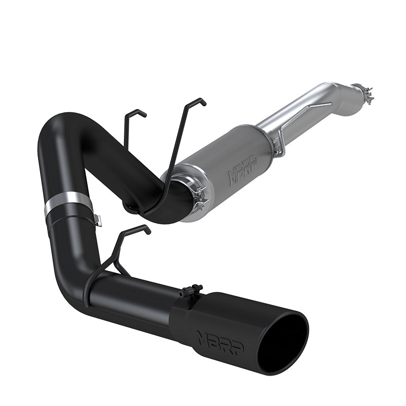 MBRP 2017+ Ford F-250/350 Crew Cab 6.2L/7.3L Cat Back Single Side Black Finish-SR1 Performance