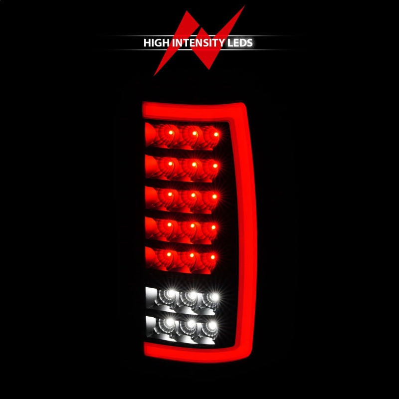 ANZO 00-06 Chevrolet Tahoe / GMC Yukon Full LED Taillights w/ Lightbar Black Housing/Smoke Lens-SR1 Performance