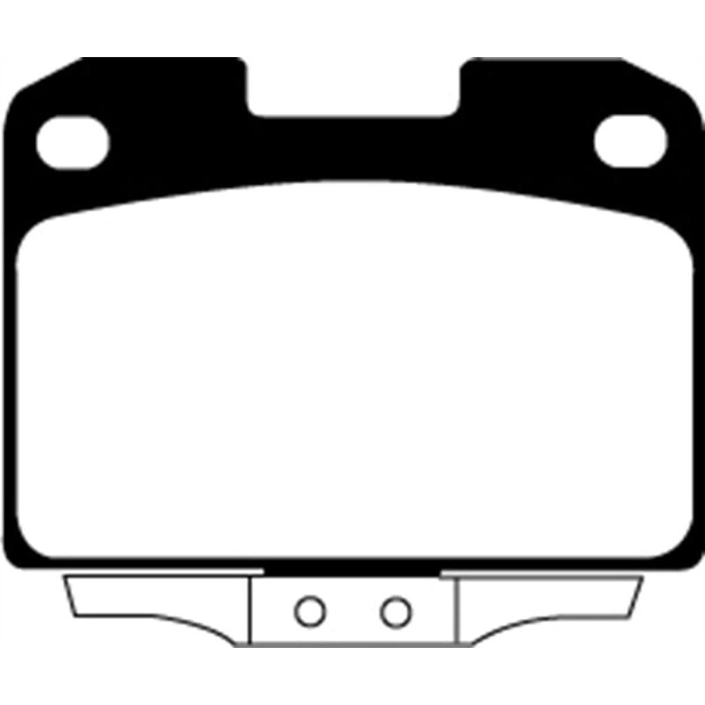 EBC Greenstuff 2000 Series Sport Brake Pads for Dodge Stealth (Part No. DP21098)