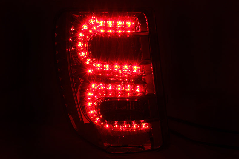 ANZO 1999-2004 Jeep Grand Cherokee LED Taillights Red/Smoke-SR1 Performance