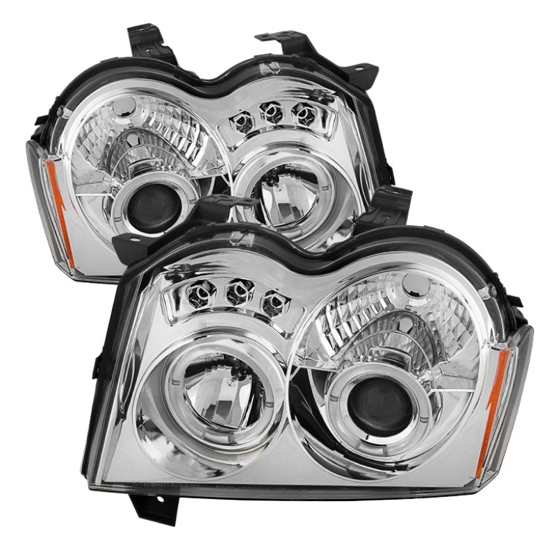 Spyder Jeep Grand Cherokee 05-07 Projector Headlights LED Halo LED Chrm Low 9006 PRO-YD-JGC05-HL-C-SR1 Performance
