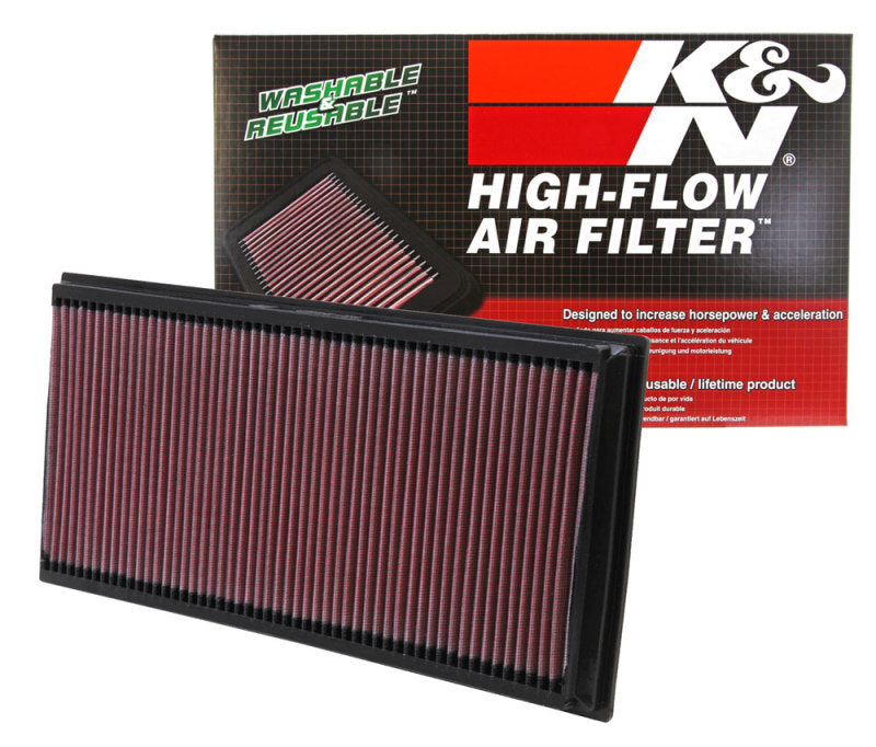 K&N 06-09 L.R. Range Rover / 02-10 VW Touareg / 02-09 Porsche Cayenne Drop In Air Filter-SR1 Performance