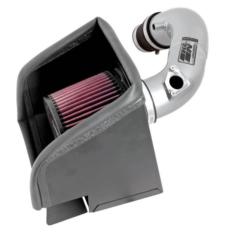 K&N 08-09 Scion xB Silver Typhoon Short Ram Intake-SR1 Performance