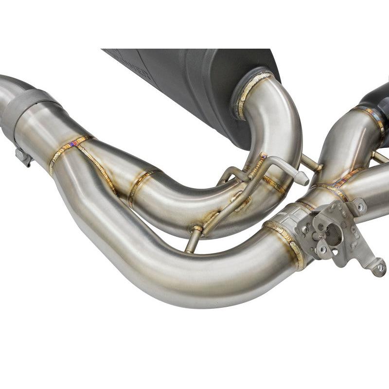 aFe 16-18 BMW M2 L6-3.0L MACH Force-Xp 3in to 2.5in 304 SS Cat-Back Exhaust System-Quad Black Tips-SR1 Performance