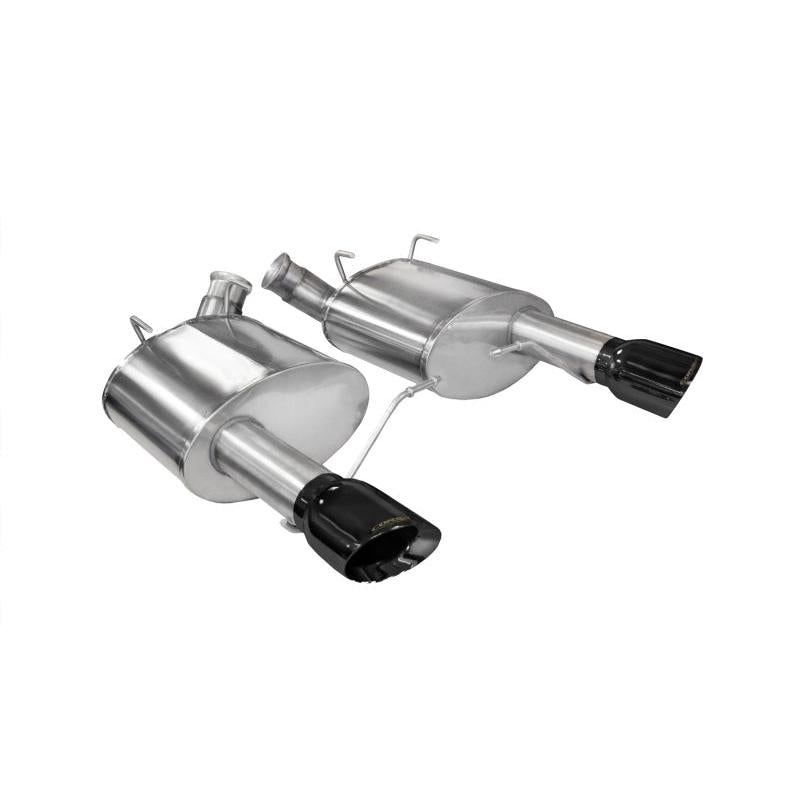 Corsa 2011-2014 Ford Mustang GT/Boss 302 5.0L V8 Black Sport Axle-Back Exhaust-SR1 Performance